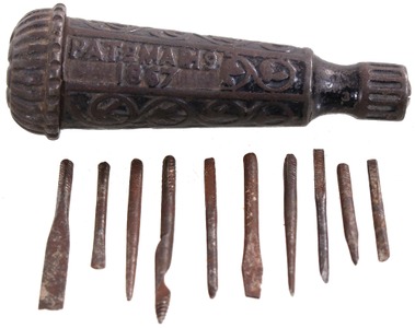 Stanley Rule & Level, No. 2: Clement's Patent Tool Handle