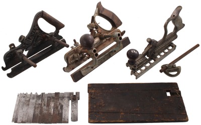 Stanley Rule & Level: Three Partial Woodworking Planes