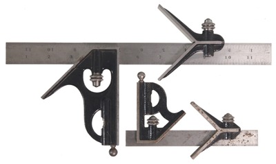L.S. Starrett Company, Athol, Massachusetts: Two Extra Clean Combination Square