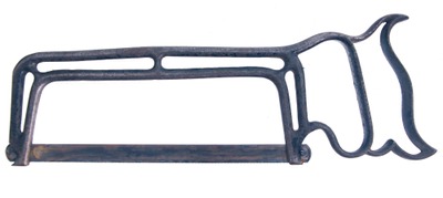 Unmarked: Unus. Cast Iron Frame Hack Saw