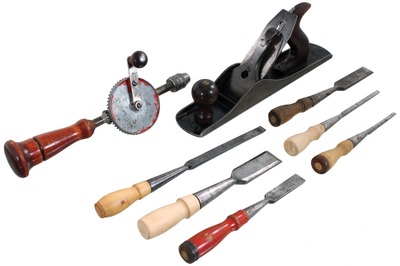 Assorted Makers: Lot Of Clean & Usabl Woodworking Tools