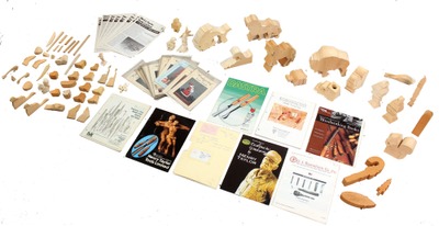 Assorted Makers: Low Of Roughed Out Wood Carvings