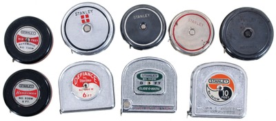 Stanley Tools: Coll. Of Nine Clean "stanley "easure