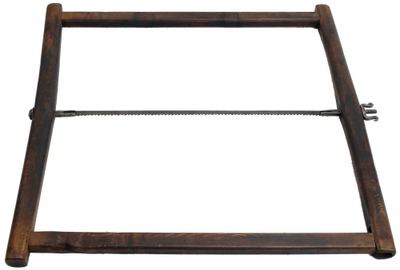 Unmarked: Early Pegged & Mortised Rip Saw