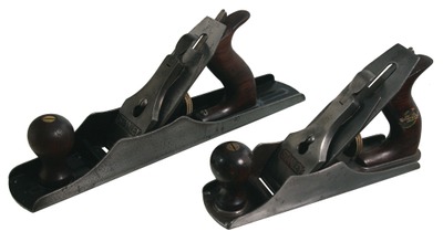 Stanley Rule & Level, No. S4/S5: Two Steel Body Bench Planes
