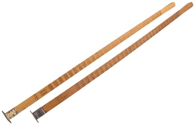 Lufkin Rule Company, Saginaw, Michigan, No. 15: Two Unused Log Measure Rule