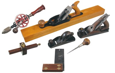Assorted Makers: Lot Of Clean & Usabl Woodworking Tools