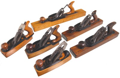 Assorted Makers: Lot Of Six Asst. Transitional Planes
