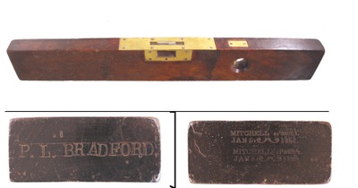 Unmarked: Early Mahogany Spirit Level