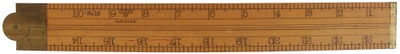 Stanley Rule & Level, No. 18: Two Foot, Two Fold Folding Rule