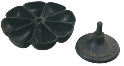 Unmarked: "The Star" Cast Iron Nail Cup
