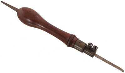 Unmarked: Unused R'wood Hdl. "Pad" Saw