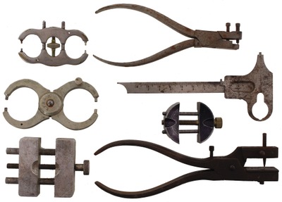 Assorted Makers: Lot Of Watch & Clock Repair Tools