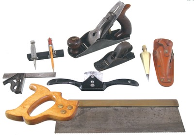 Assorted Makers: Lot Of Clean & Usabl Woodworking Tools