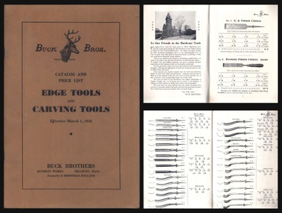 Buck Brothers, Millbury, Massachusetts, No. CO1936: General Line Catalogue