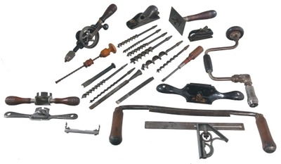 Assorted Makers: Lot Of Clean & Usabl Woodworking Tools