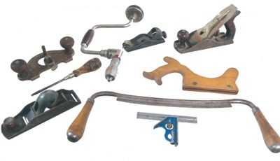 Assorted Makers: Lot Of Clean & Usabl Woodworking Tools