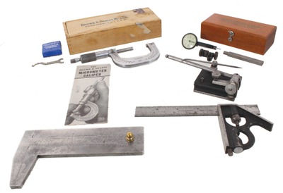 Brown & Sharpe Manufacturing Company, Providence, Rhode Island: Five Extra Clean Machinists' Tools