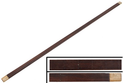 Unmarked: Craftsman Made Rosewood Measure