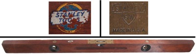 Stanley Rule & Level, No. 8: Rare Large Size Mason's Level