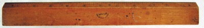 Geo. B Lane, New York, New York: Boxwood Bench Rule