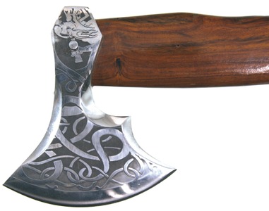 Unmarked: Fancy Later Type Hatchet