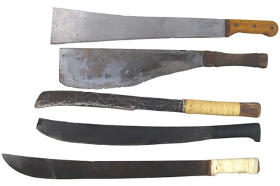 Assorted Makers: Lot Of Five Asst. Machetes
