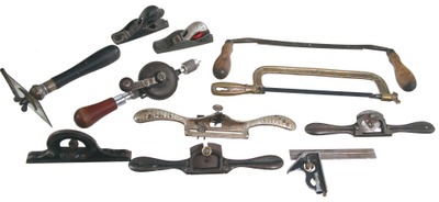 Assorted Makers: Lot Of Clean & Usabl Woodworking Tools