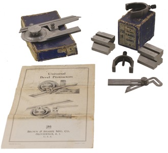 Brown & Sharpe Manufacturing Company, Providence, Rhode Island: Three Extra Clean Machinists' Tools