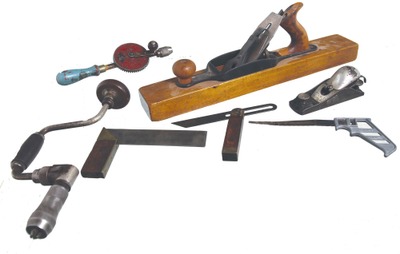 Assorted Makers: Lot Of Clean & Usabl Woodworking Tools