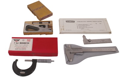 Assorted Makers: Four Extra Clean Machinists' Tools