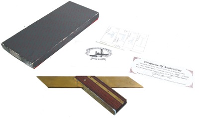 Bridge City Tool Company, Portland, Oregon, No. MS-1.5: Rosewood & Brass Mitre Square