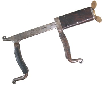 Arnold & Sons, London, England: Early Rosewood Hdl. Veterinary Speculum