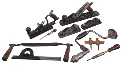 Assorted Makers: Lot Of Clean & Usabl Woodworking Tools