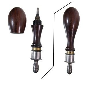Unmarked: Fancy Rosewood Handle Bow Drill