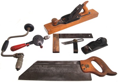 Assorted Makers: Lot Of Clean & Usabl Woodworking Tools