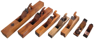 Assorted Makers: Wkg. Set Of Wooden Bench Planes