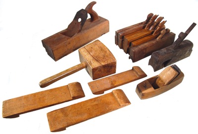 Assorted Makers: Lot Of Clean & Usabl Woodworking Tools