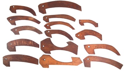 Unmarked: Coll. Of Cooper's Barrel Stave Measure