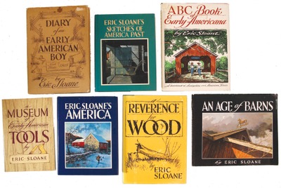 Eric Sloane, New Milford, Connecticut: Lot Of Eric Sloane Reference Books