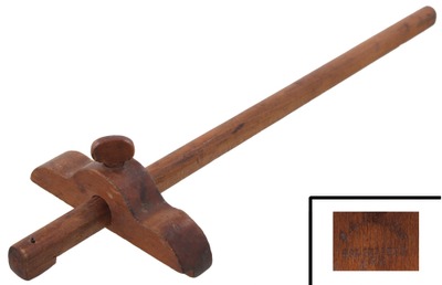 S.S. Norton, Colchester, Connecticut: Early Beech Panel Marking Gauge