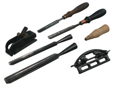 Assorted Makers: Lot Of Clean & Usabl Woodworking Tools