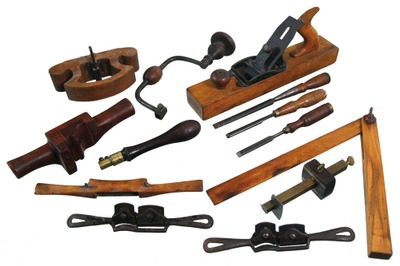 Assorted Makers: Lot Of Clean & Usabl Woodworking Tools