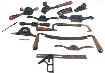 Assorted Makers: Lot Of Clean & Usabl Woodworking Tools