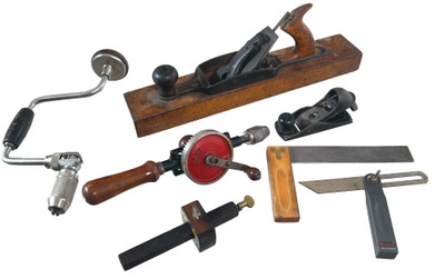 Assorted Makers: Lot Of Clean & Usabl Woodworking Tools