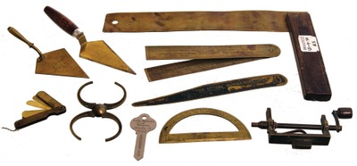Assorted Makers: Lot Of Asst. Brass Items