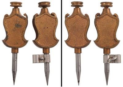 Stanley Rule & Level, No. 3: Bronze Metal Trammels