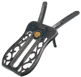 Unmarked: Rare Folding Cast Iron Boot Jack