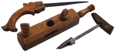 Unmarked: Lot Of Three Early European Tools