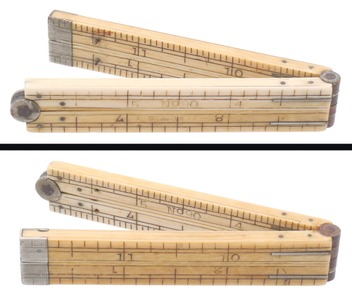 STANLEY (Unmarked), No. 90: One- Foot/ Four-Fold Folding Rules